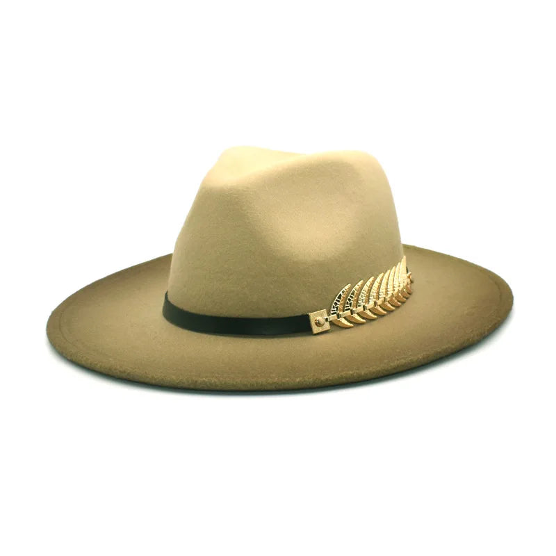 NEW!! Gradient Wide Brim Wool Felt Jazz Fedora Hats
