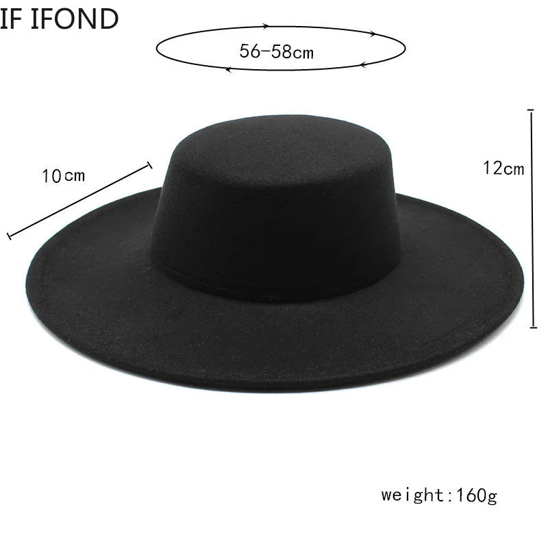 Wide Brim Felt Hat