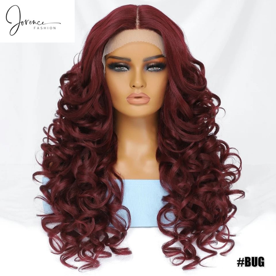Tia - Curly Wig Heat Resistant Lace Front Wigs 13X4X1