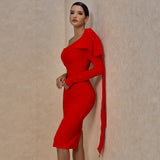 Grace One Shoulder Bandage Dress